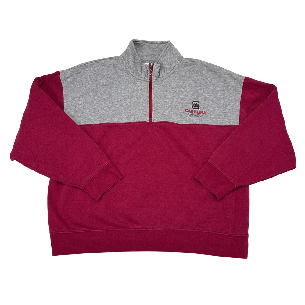 South Carolina Gamecocks Sweatshirt Womens Size 2XL Champion 1/4 Zip Pullover‎